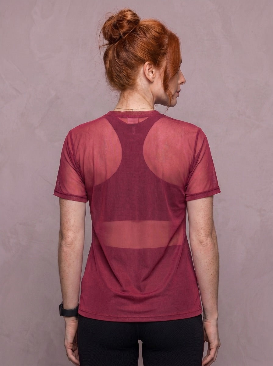 Tulle Mesh Top - Feather