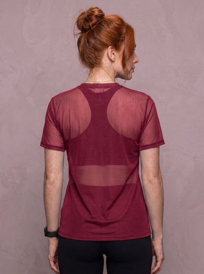 Tulle Mesh Top - Feather