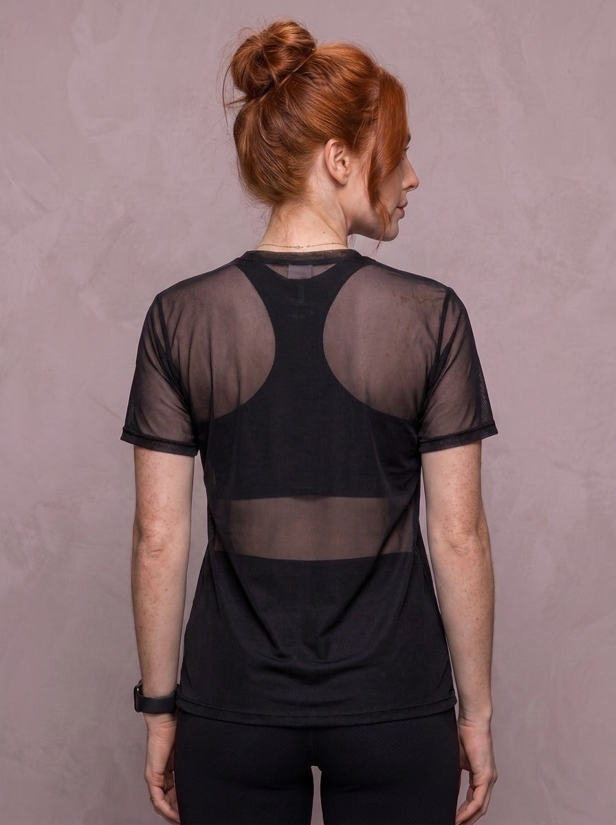 Tulle Mesh Top - Feather