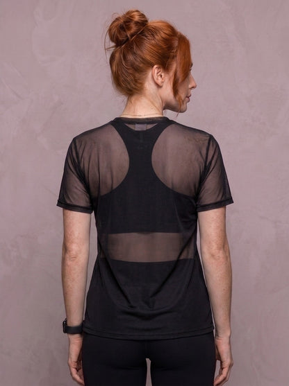 Tulle Mesh Top - Feather