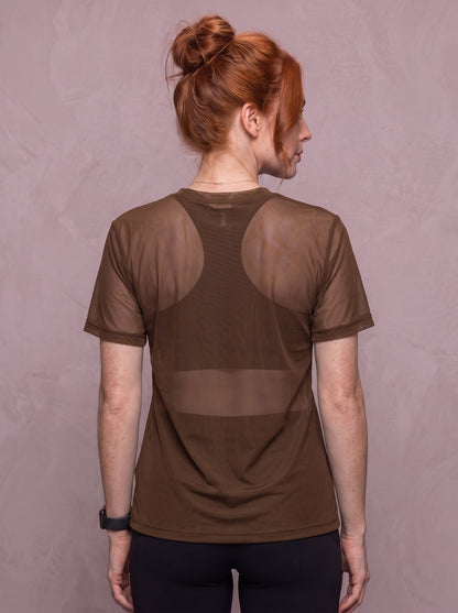 Tulle Mesh Top - Feather