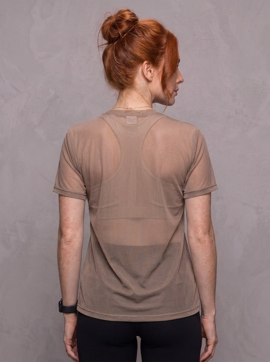 Tulle Mesh Top - Feather