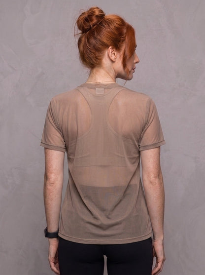 Tulle Mesh Top - Feather