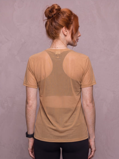 Tulle Mesh Top - Feather
