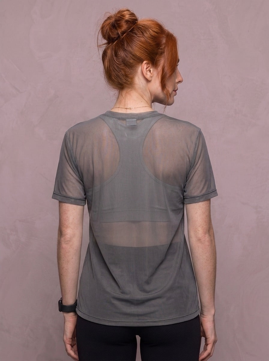 Tulle Mesh Top - Feather