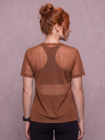 Tulle Mesh Top - Feather