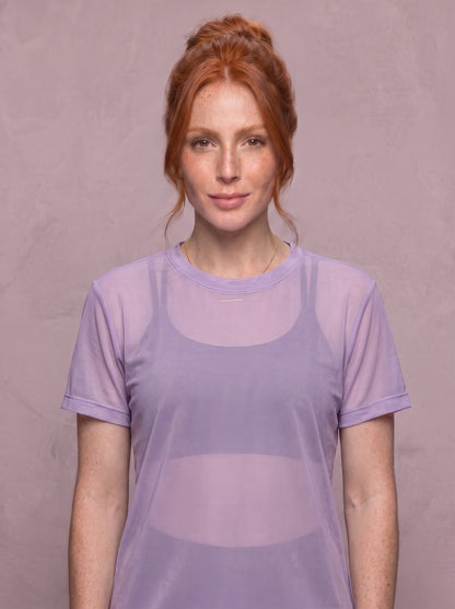 Tulle Mesh Top - Feather