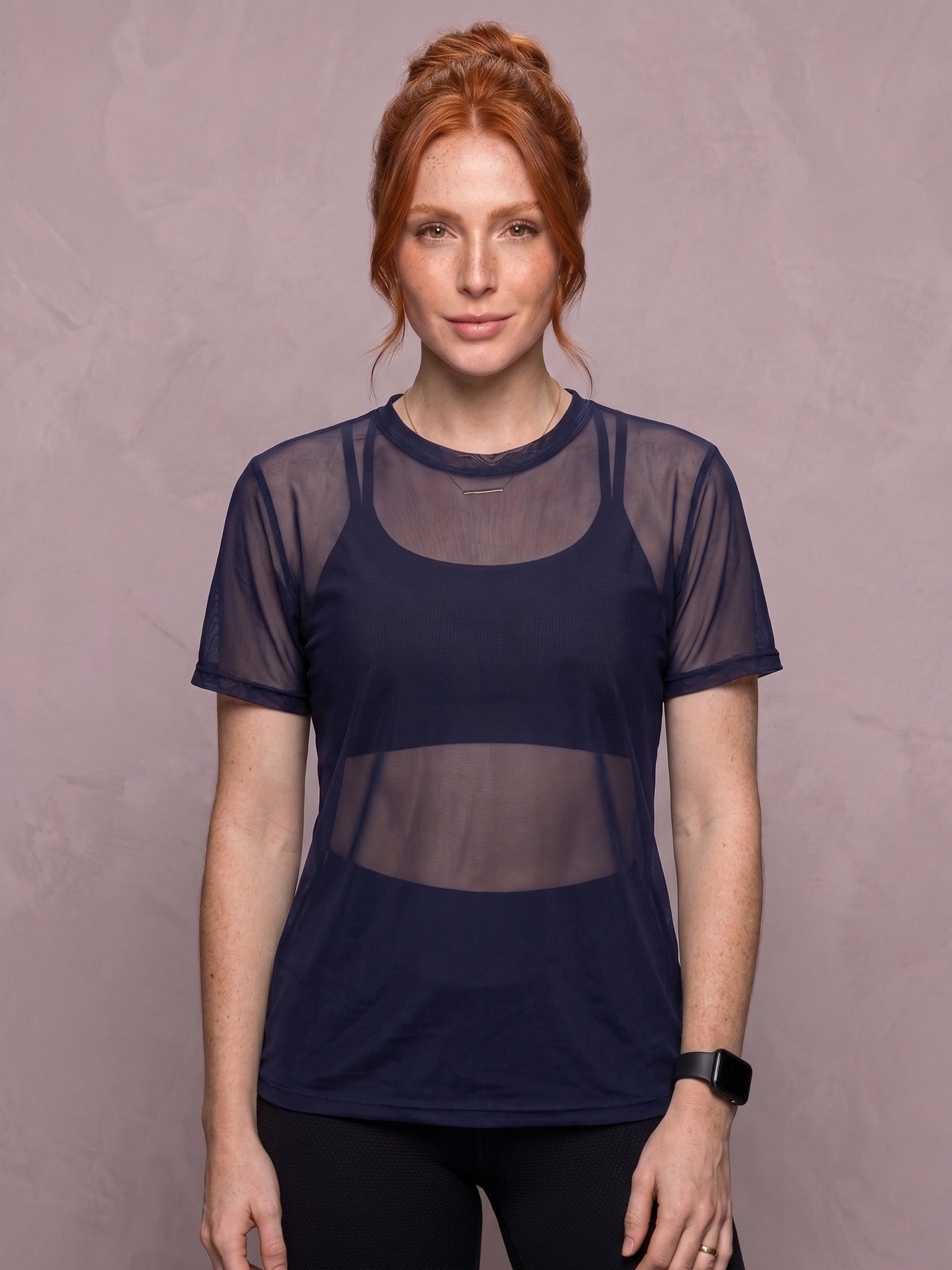 Tulle Mesh Top - Feather