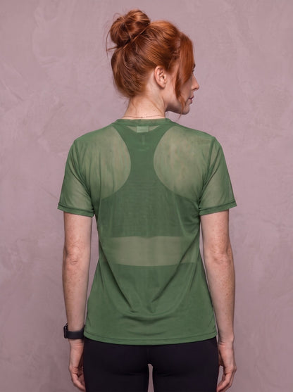 Tulle Mesh Top - Feather