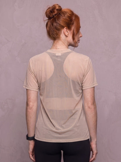 Tulle Mesh Top - Feather
