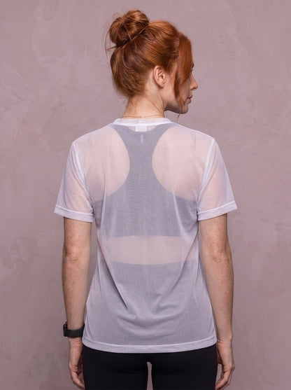 Tulle Mesh Top - Feather