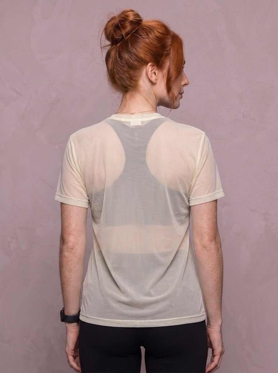 Tulle Mesh Top - Feather