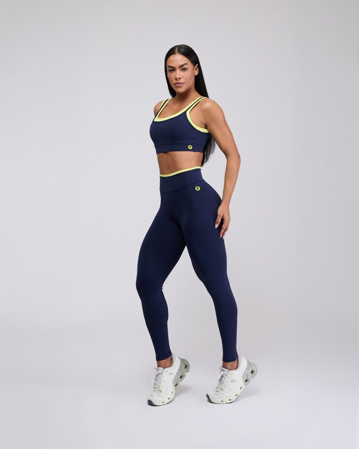 Via Mafia Wild Set — Navy bra and legging set