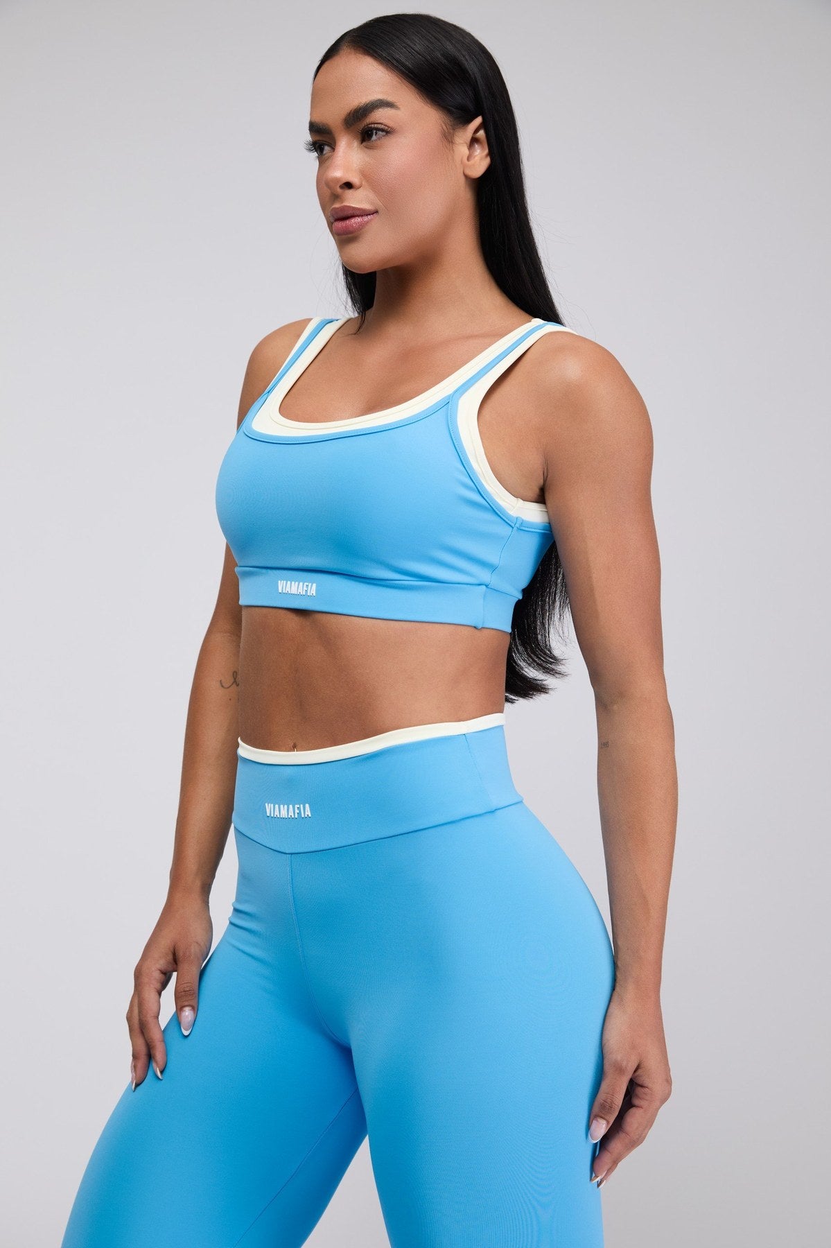 Via Mafia Wild Set — Celeste bra and legging set